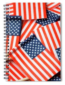American Flag Notebook